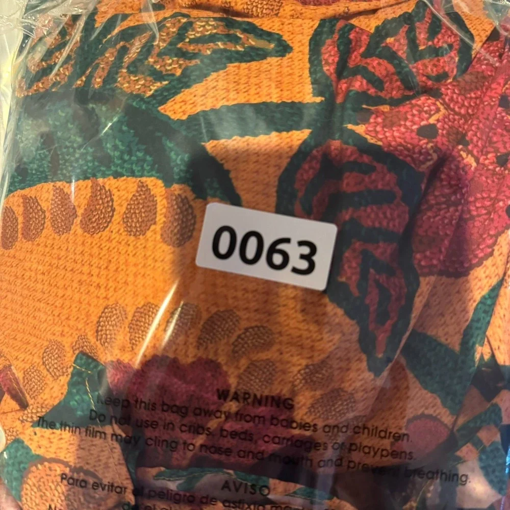 NWT Farm RIO Yellow Orange Flowerdoscopic Midi Casual Maxi Dress (Size XS) - Picture 8 of 8